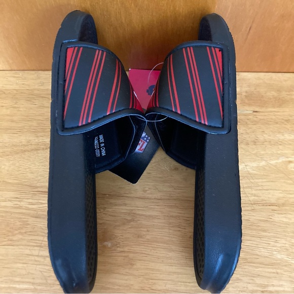 Atlanta Falcons Boys Unisex NFL Deluxe Foam Sport Slide Sandals Youth 11/12 NWT - Picture 10 of 12